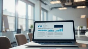 Professional white label report on desktop